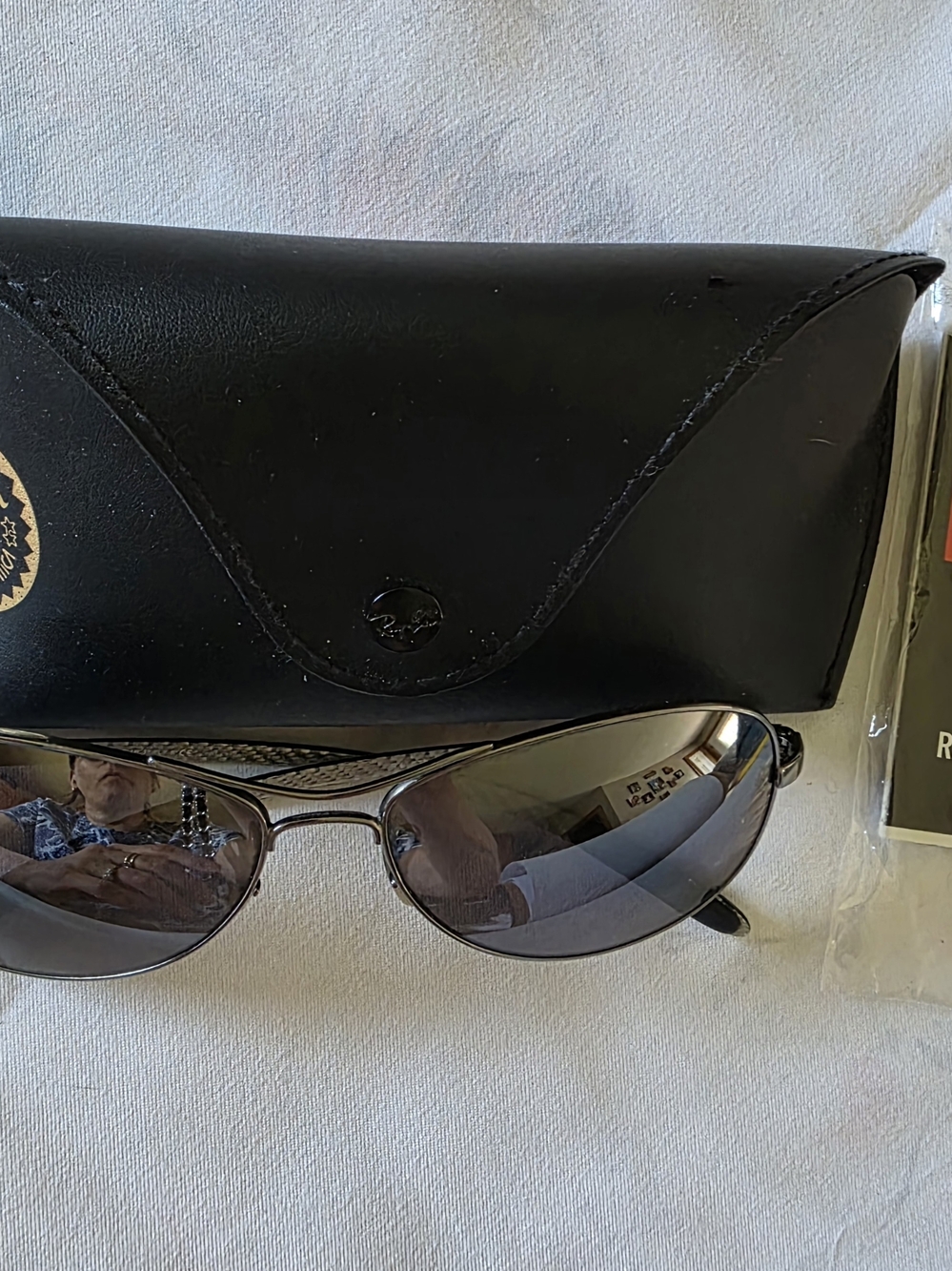 Rayban Aviator 8301 Carbon Fiber Gunmetal Steelfront Sunglasess - Picture 9 of 9